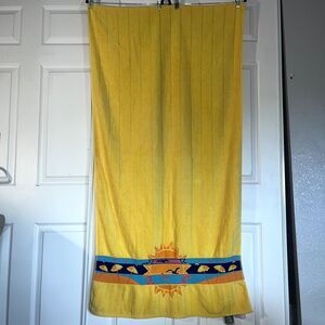 Vintage Palm Cove Jay Franco Sunset Seagulls Terry Beach Towel 58x31 Retro